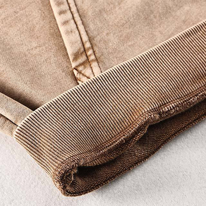 Sweat-shirts à capuche décontractés et streetwear à manches longues effet délavé pour hommes – Vente en gros, logo personnalisé, à prix réduit - Product Image 6