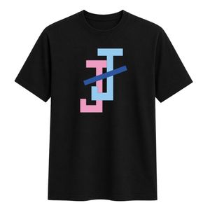 เสื้อยืดสีดำ คอกลม แขนสั้น ผ้าฝ้าย ยูนิเซ็กส์ แฟชั่นลำลอง สวมใส่สบายทุกวัน เนื้อผ้านุ่ม คลาสสิก - Product Image 1