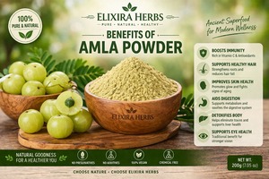 Poudre d'Amla Naturelle, Poudre Fine de Groseille Indienne pour Aliments Santé et Soins Personnels - Product Image 3