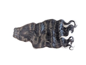 <b>Long</b> Natural Black Human Hair <b>Wig</b> Body Wave Full Head Extension - Product Image 2