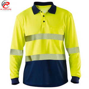 Camiseta Polo de Alta Visibilidad Naranja, Transpirable, para Hombre, Ropa de Trabajo de Seguridad, Corte Ajustado 2026, Precio al por Mayor - Product Image 5
