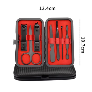 Set de 7 Piezas para el Cuidado de las Uñas en Casa, Herramienta de Manicura con Abertura Grande, Unisex, Compacto, Regalo con Cortaúñas y Pinzas para Cejas - Product Image 6