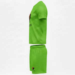 Ensemble T-shirt et short en coton tricoté pour homme – Tenue décontractée d'été, sportswear respirant et confortable pour la gym – Vente en gros - Product Image 6