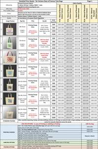 Bolso de lona con cordón, bolsas con asas largas, Impresión de logotipo personalizado, artículos de regalo, embalaje, cordón de transporte, promoción, bolsas de compras - Product Image 3