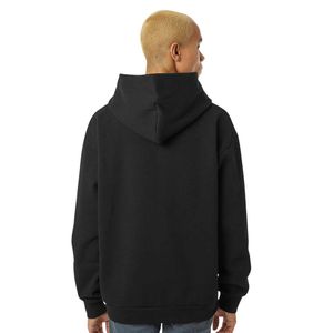 Sudadera con Capucha Negra para Hombre, Gruesa y de Alta Calidad, Estilo Casual y Holgado para Invierno y Uso Diario - Product Image 3