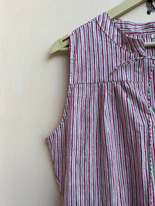 Robe d'été 2026 tendance, imprimée à la main, 100 % coton, décontractée, brodée de fleurs, prix usine - Product Image 5