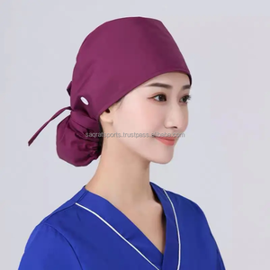 Gorros médicos con estilo para profesionales de la salud, médicos, enfermeras, hospitales, uso quirúrgico, diseño de logotipo personalizado - Product Image 3