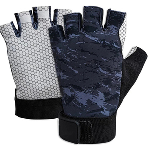 Guantes de Pesca sin Dedos UPF50+ de Spandex para Hombre y Mujer, Guantes de Buceo Deportivos Acuáticos Sintéticos de Alta Calidad - Product Image 1