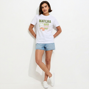 Camiseta Premium 100% Algodón para Mujer |   Camiseta Ligera y Transpirable de Color Gris Oscuro |   Venta al por Mayor de Blusas Casuales para Mujer - Product Image 4