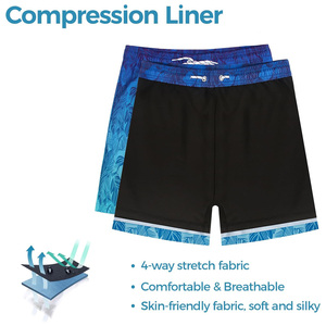 Shorts de sport pour homme en polyester durable, sublimés, avec logo personnalisé, respirants, séchage rapide, vêtements de sport pour la compétition - Product Image 3