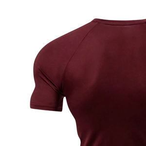 <b>Men</b> Raglan Sleeve Solid Sports T-<b>Shirt</b> Slim Fit Quick Dry <b>Stretch</b> Training Gym Running Workout Athletic Performance 200 Grams - Product Image 5