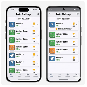 Aplicación Royalcraft Puzzle Solver: Resuelve rompecabezas, desafíos mentales, juegos de lógica y herramienta de consejos inteligentes para iOS/Android y MAC - Product Image 4