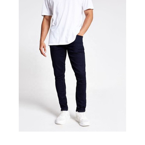 Jean pour homme personnalisé, dernière mode, coupe skinny, déchiré, couleur noire, haute qualité, en promotion - Product Image 4