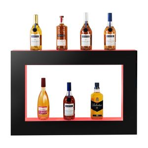 35\" LED Light Liquor Bottle Display Shelf for Home or Commercial Bar Use - Product Image 1