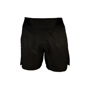 Shorts en satin noir uni pour homme, taille mi-haute, fermeture élastique, séchage rapide, tenue décontractée - Product Image 6