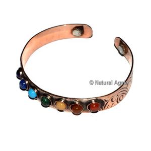 7 Chakra Copper <b>Bracelet</b> | Buy <b>Healing</b> Chakra Stone <b>Bracelets</b> - Product Image 1