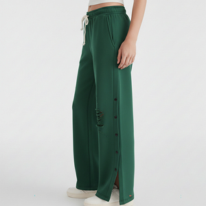 Nouveauté 2025 – Pantalon de jogging sur mesure coupe droite en molleton bouclette, déchiré, léger et à empiècements - Product Image 5