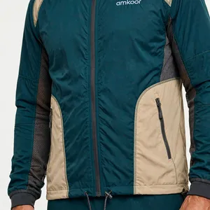 Veste imperméable coupe-vent à capuche pour homme, couleur personnalisée, style sportif, fermeture éclair, polyester, hiver, extérieur - Product Image 6