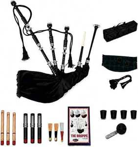 Gaitas de Fole de las Tierras Altas, Juego Completo con Estuche para Lengüetas de Práctica, Kit de Instrumento Musical Étnico - Product Image 4