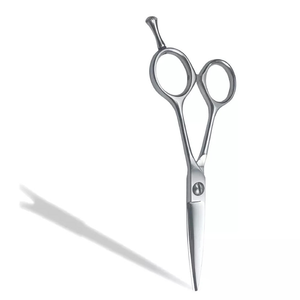 Tijeras de Peluquería de Acero Inoxidable para Salón de Belleza, Diseño Plegable con Logotipo Personalizado, Punta Redonda, Herramienta Profesional - Product Image 1