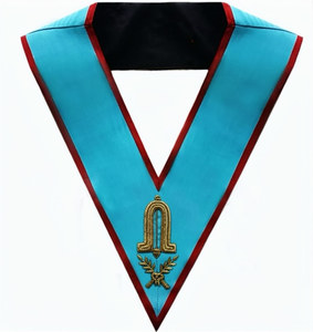 2nd Guard - Officer Collar - AASR - Badge magnétique simple et tendance avec perles brodées à la main AASR - Product Image 1