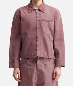 เสื้อแจ็คเก็ตทำงานสไตล์ฝรั่งเศสสำหรับผู้ชายแบบขายส่งสั่งทำได้, เสื้อโค้ทผ้าทวิลสีชมพู OEM ทนทาน เหมาะสำหรับงานหนัก ชุดยูนิฟอร์ม เสื้อคลุมทำงาน - Product Image 4