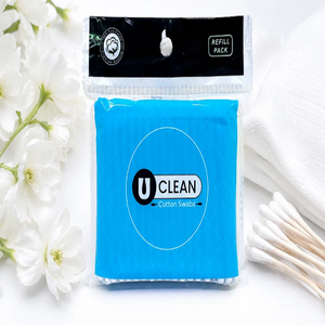 Hisopos de Algodón U Clean de Pure Hygiene con Palitos de Papel o Bambú, Hisopos Suaves para el Cuidado Diario, Cosméticos y Limpieza de Oídos - Product Image 2