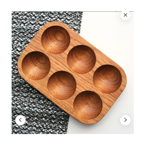 Étagères et supports de rangement pour œufs en bois, en forme d'œuf, à 6 niveaux, à prix compétitif - Product Image 1