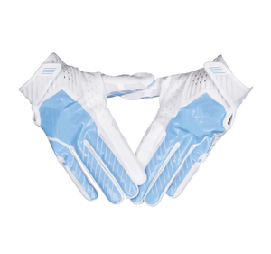Service OEM, gants de football américain en tissu maillé personnalisés, rembourrage confortable, sensation de fraîcheur, gants d'entraînement pour équipe de football américain - Product Image 5
