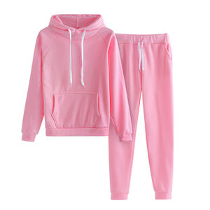 Conjunto Deportivo Casual de 2 Piezas para Mujer, Sudadera con Capucha y Pantalones, Traje Deportivo, Ropa Deportiva al por Mayor - Product Image 1