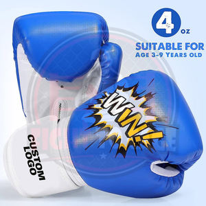 Guantes de Boxeo para Niños de 16 oz, Artes Marciales Mixtas (MMA) y Equipo de Gimnasio, Diseño Personalizado, Guantes de Entrenamiento de Combate para Niños - Product Image 2