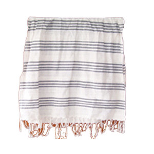 Bufanda Tejida a Mano con Diseño de Rayas, Hijab de Jersey de Algodón Modal de Alta Calidad, Bufanda Larga para Mujer, Suave, Ligera y Moderna - Product Image 2