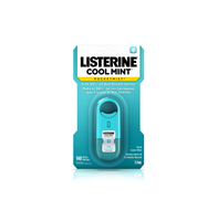 Профессиональные полоски Listerine Pocketpaks Cool Mint, растворяющиеся мгновенно для быстрого применения