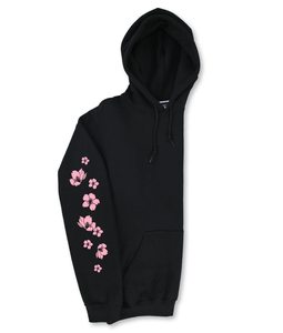 Sudadera con Capucha para Hombre, Diseño Gráfico de Flor de Flamenco, Estilo Urbano, Informal, Cómoda, Antiarrugas, Ecológica - Product Image 3