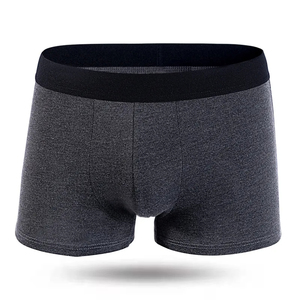Caleçons Boxers Homme Adulte Taille Mi-Haute en Spandex Sans Couture Imprimé Numérique Respirant Séchage Rapide Logo Personnalisé Uni Usage Quotidien - Product Image 2