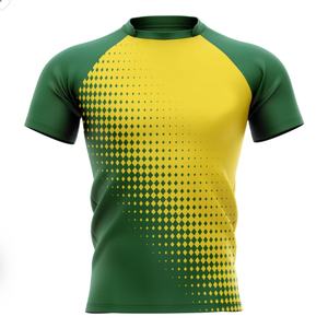 Maillot de rugby de haute qualité, personnalisable, impression par sublimation, manches courtes, uniforme pour équipes et clubs, vente en gros - Product Image 4