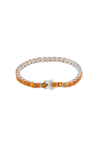 Pulsera de Citrino en Plata de Ley 92.5 KLSB-20361 - Product Image 3