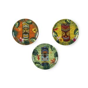 Ensemble de 6 assiettes à pizza Excelsa en porcelaine Amalfi 31 cm multicolores, vaisselle de fête - Product Image 1