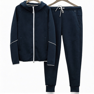 Conjuntos Deportivos de Dos Piezas de Forro Polar para Otoño, Casuales, para Correr, Entrenar, de Alta Calidad, Personalizados, para Hombre - Product Image 5