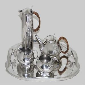 Silverware <b>set</b> high end <b>tea</b> accessories decorative serving tray luxury beverage <b>set</b> modern table setting premium dining decor - Product Image 4