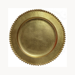 Assiette de Présentation Métallique Décorative Élégante Personnalisée Nouvelle Arrivée Nouveau Design Premium pour Table de Mariage - Product Image 4