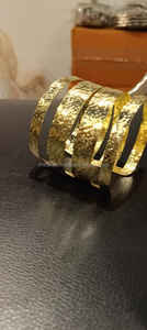 Bracelet élégant pour femmes, à porter au quotidien et pour les fêtes, bracelet en laiton ajustable fait à la main de luxe - Product Image 5