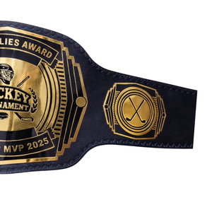 Jeff Gillies Award Hockey Tournament Belt Howe Cup MVP 2025 Customizable Championship Title Belt Premium Design - Product Image 4