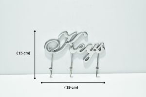 Decorative Metal <b>Key</b> Holder <b>Wall</b> Organizer with <b>Hooks</b> Modern <b>Key</b> Hanger for Entryway Home Office <b>Wall</b> Storage - Product Image 3