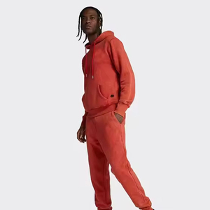 Conjunto de Sudadera con Capucha y Pantalones Deportivos para Hombre, Invierno, Venta al Por Mayor, OEM, Color Personalizado, Bloques de Color, Forro Polar Ligero - Product Image 4