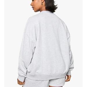 Sudadera con capucha y suéter para mujer, talla europea OEM, multicolor, de felpa gruesa, estilo holgado, con medio cierre de botones, para invierno. - Product Image 2