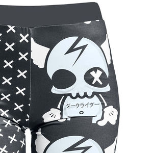 Ropa Deportiva para Mujer, a la Moda, Sencilla, con Estampado de Cuadros por Transferencia Térmica, Talla Grande, Cintura Alta Elástica, para Entrenamiento y Fitness - Product Image 6