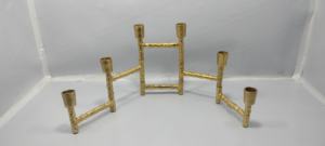 Candelabro Metálico Plegable Exclusivo Más Vendido, Bellamente Hecho a Mano con un Toque Vintage, Perfecto para Decoración del Hogar y Navidad - Product Image 6