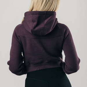Sudadera Corta para Mujer, Ideal para Entrenamiento, de Algodón y Poliéster, Estilo Urbano, para Gimnasio - Product Image 3