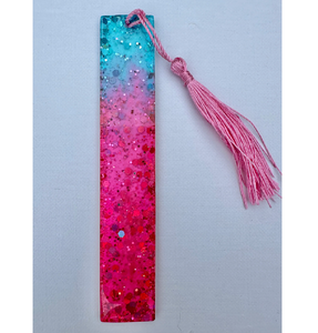 Marcapáginas de Resina del Proveedor, Combinación Perfecta Azul Cielo y Rosa Oscuro con Diseño Brillante, Marcapáginas de Resina Más Vendido en Oferta - Product Image 1